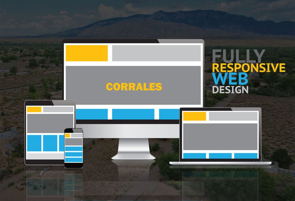 Corrales website design fully responsive