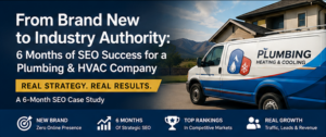 seo case study for plumbing hvac business